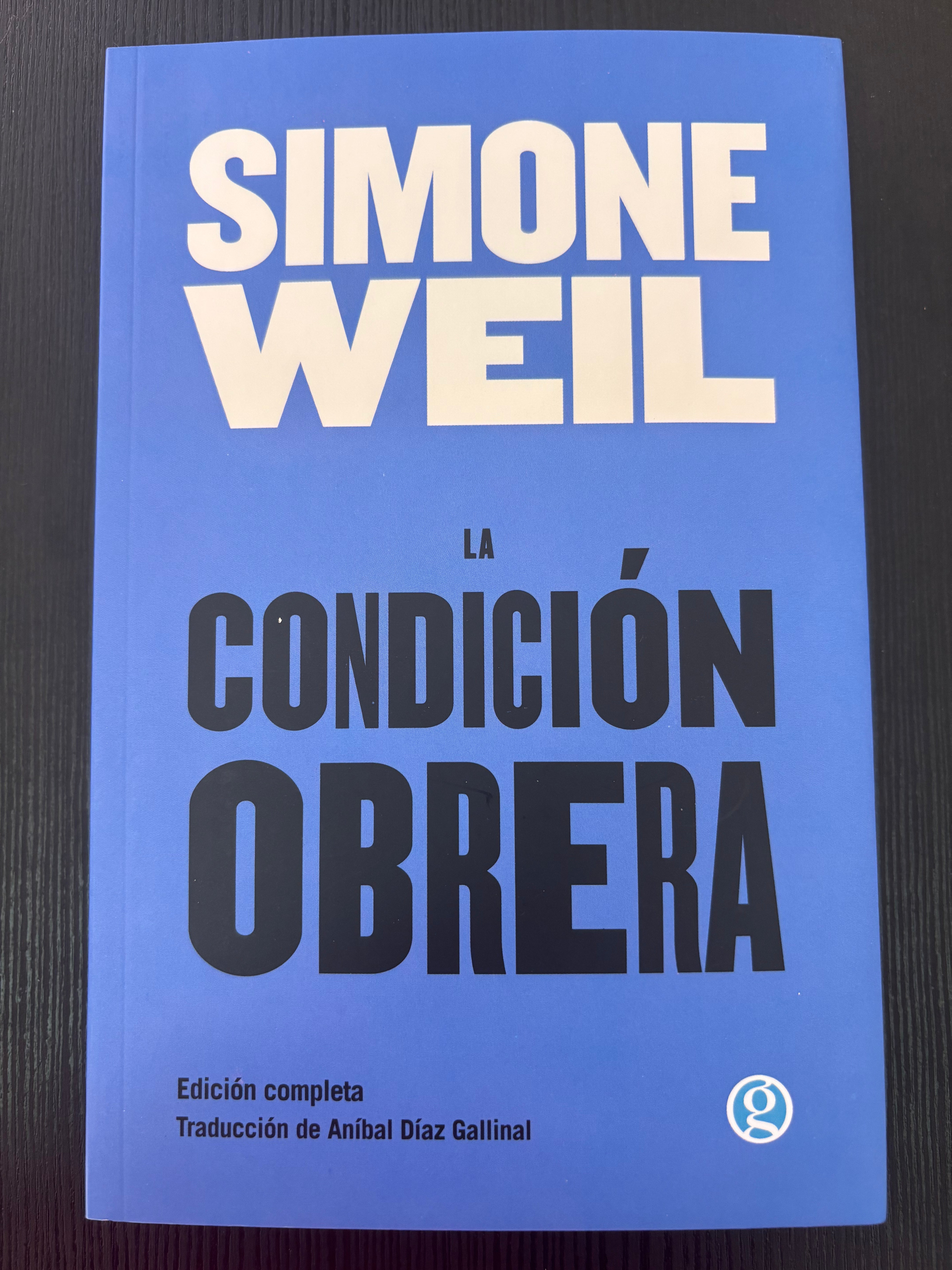 La condición obrera - Simone Weil