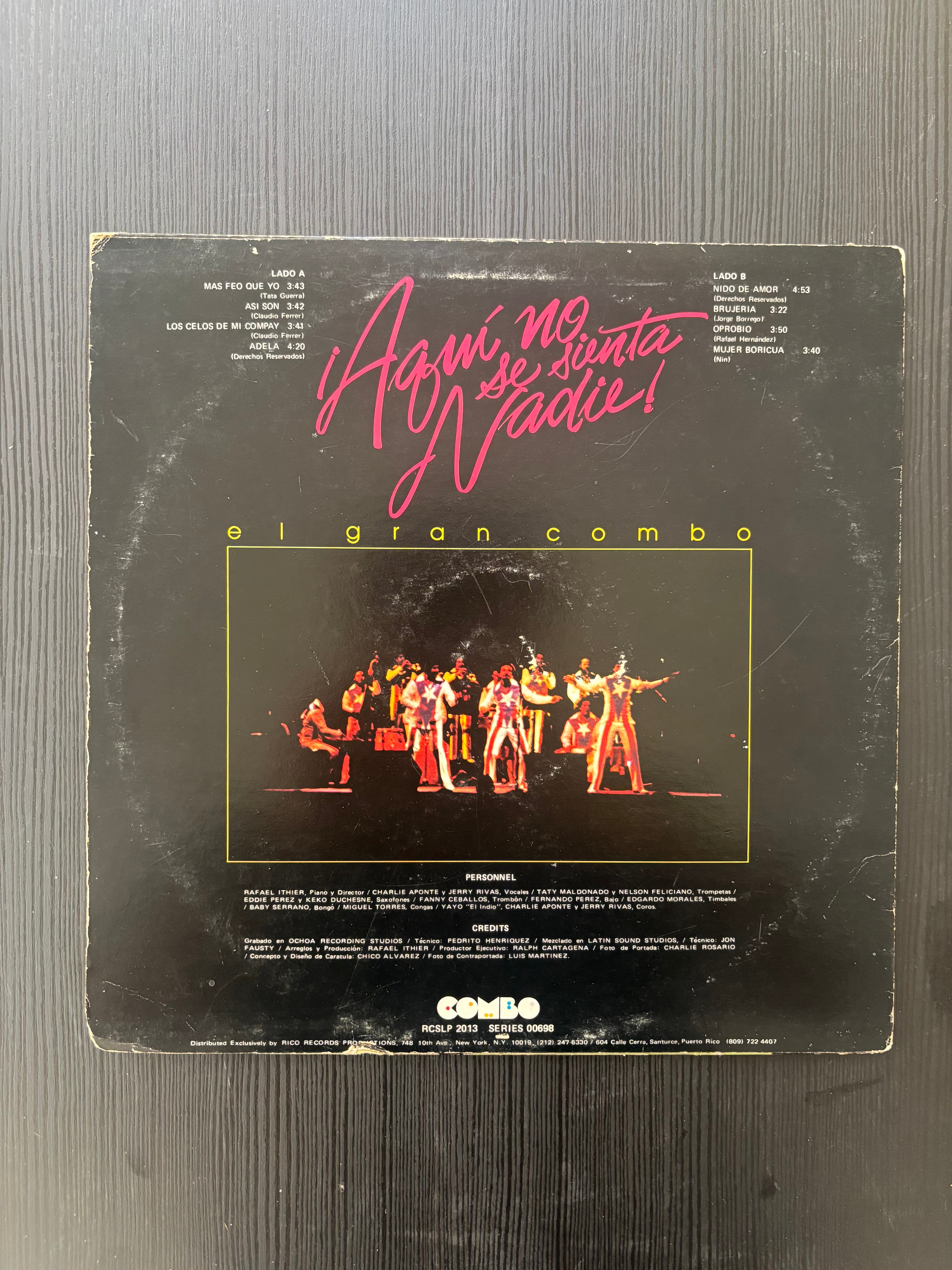 Aquí no se sienta nadie - El Gran Combo de Puerto Rico