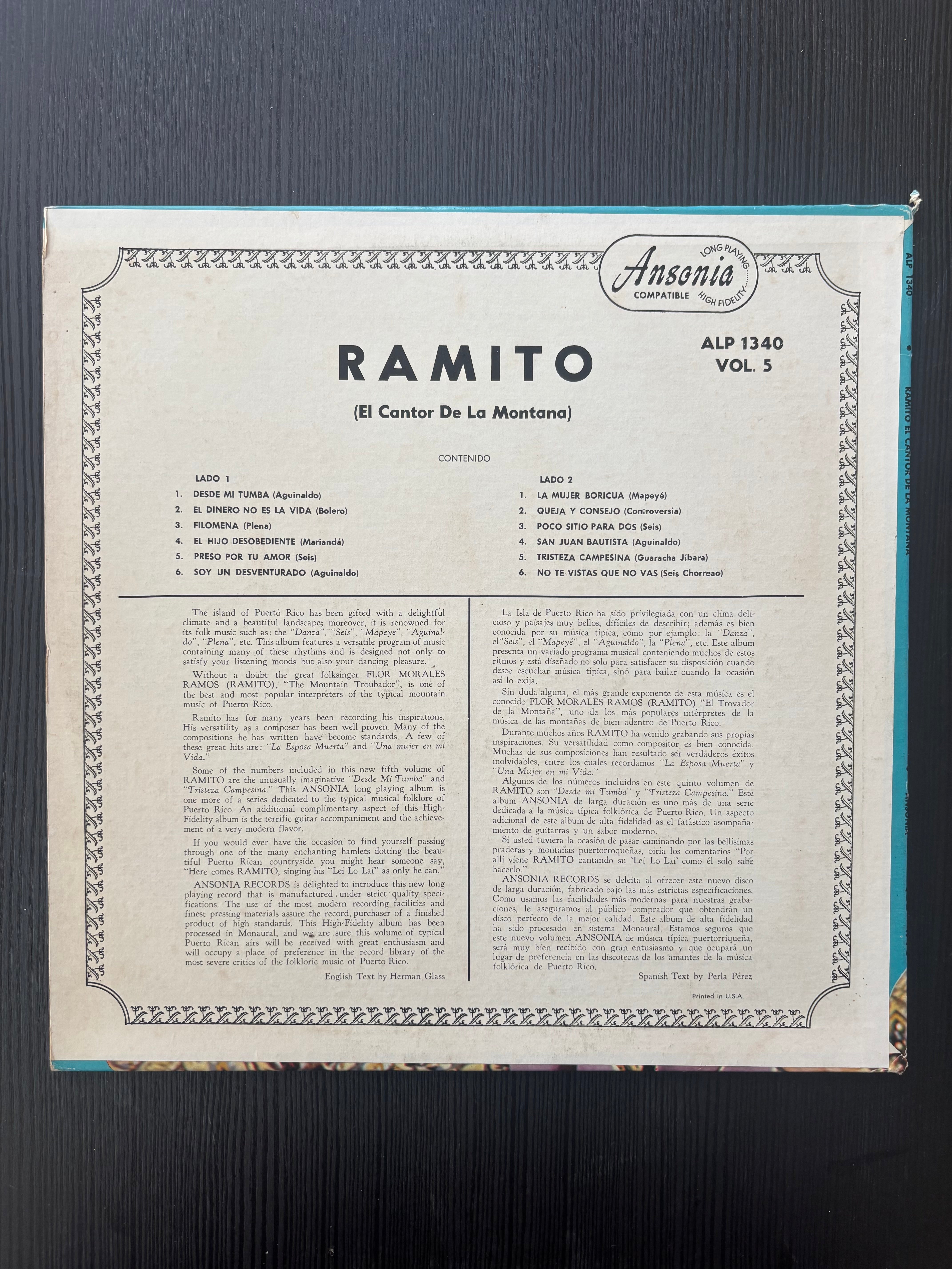 El cantor de la montaña vol. 5 - Ramito