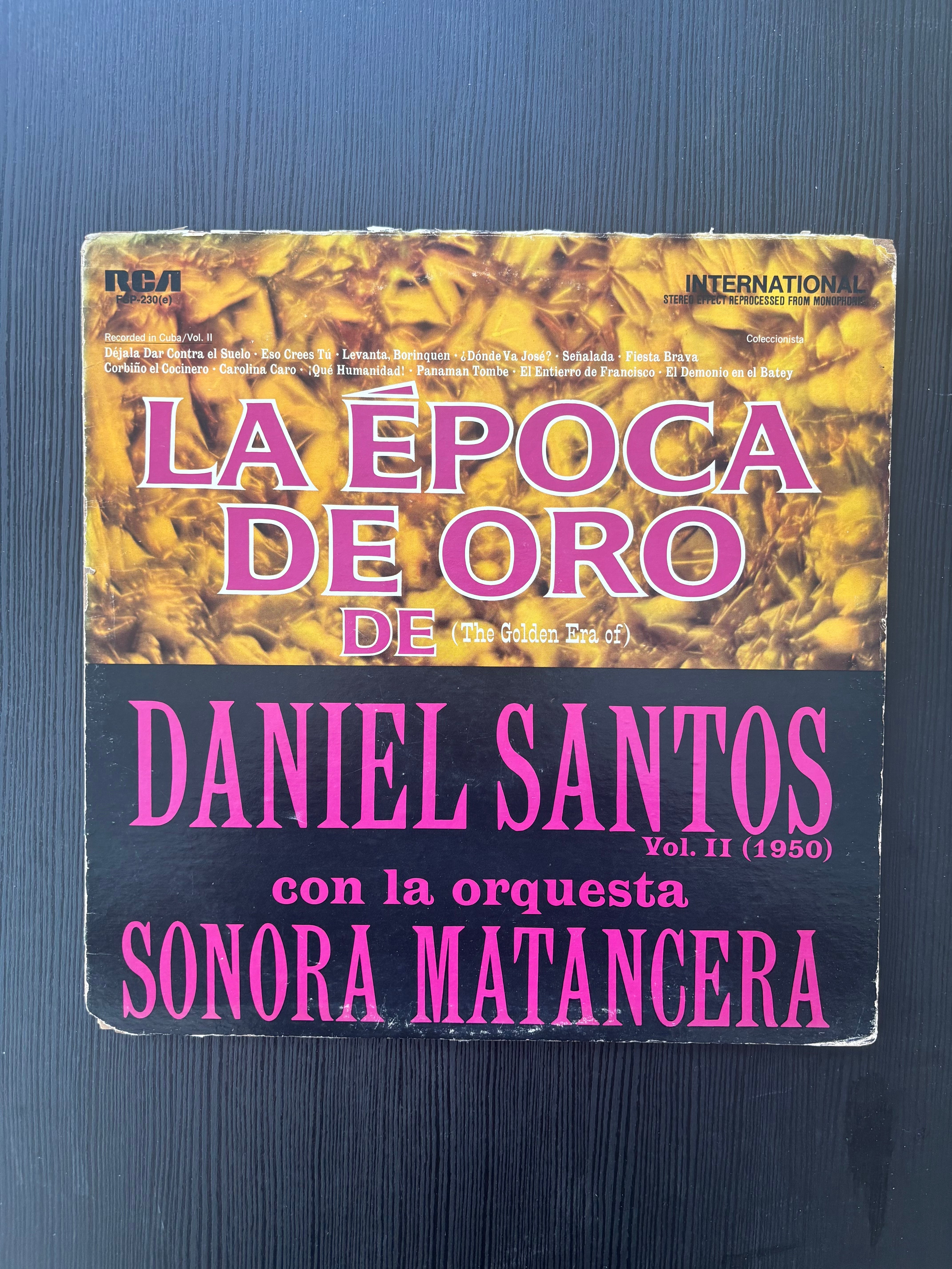 La época de oro de Daniel Santo (vol. II) con la orquesta Sonora Matancera