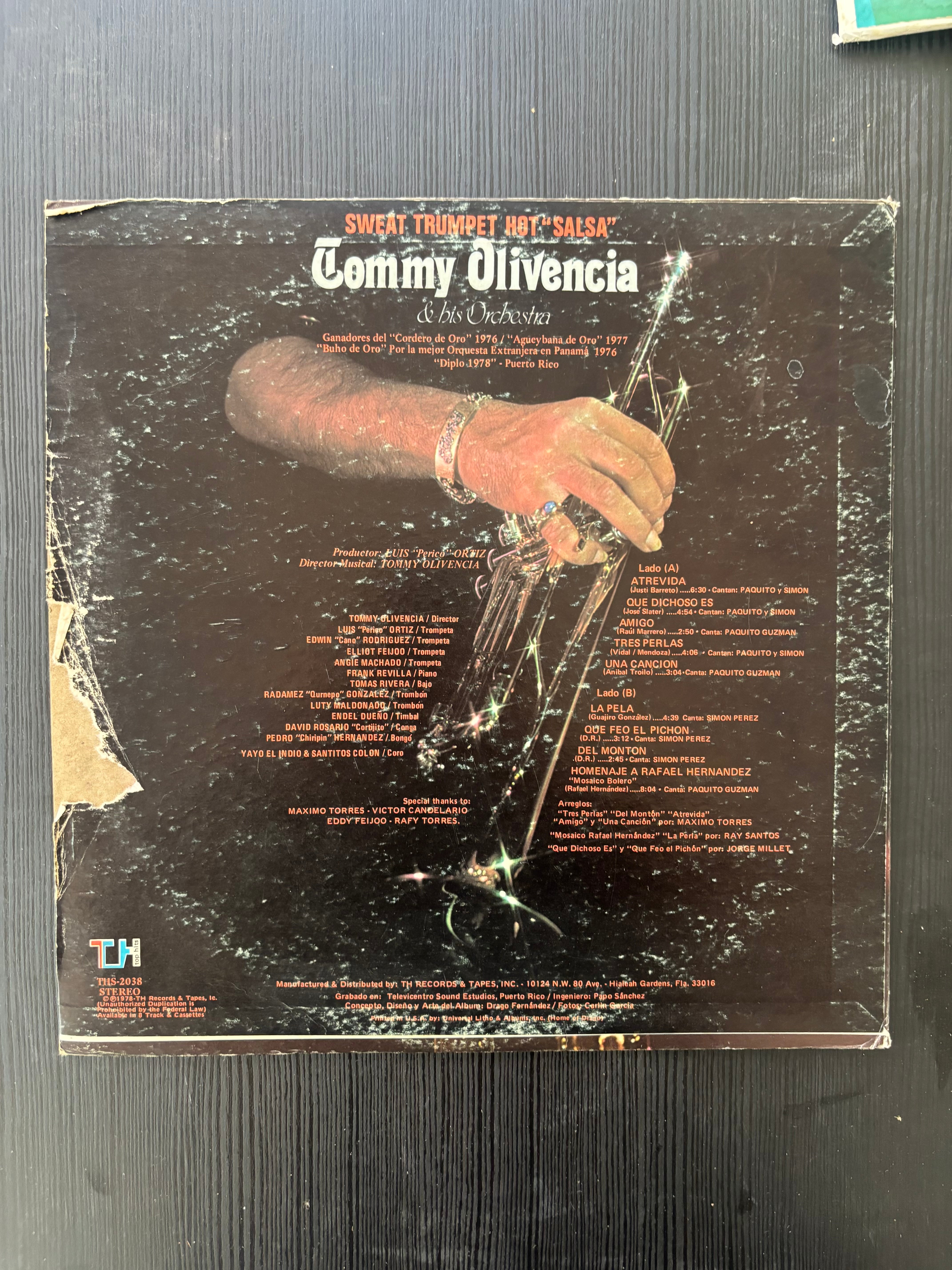Sweet Trumpet... Hot Salsa - Tommy Olivencia and his Orchestra