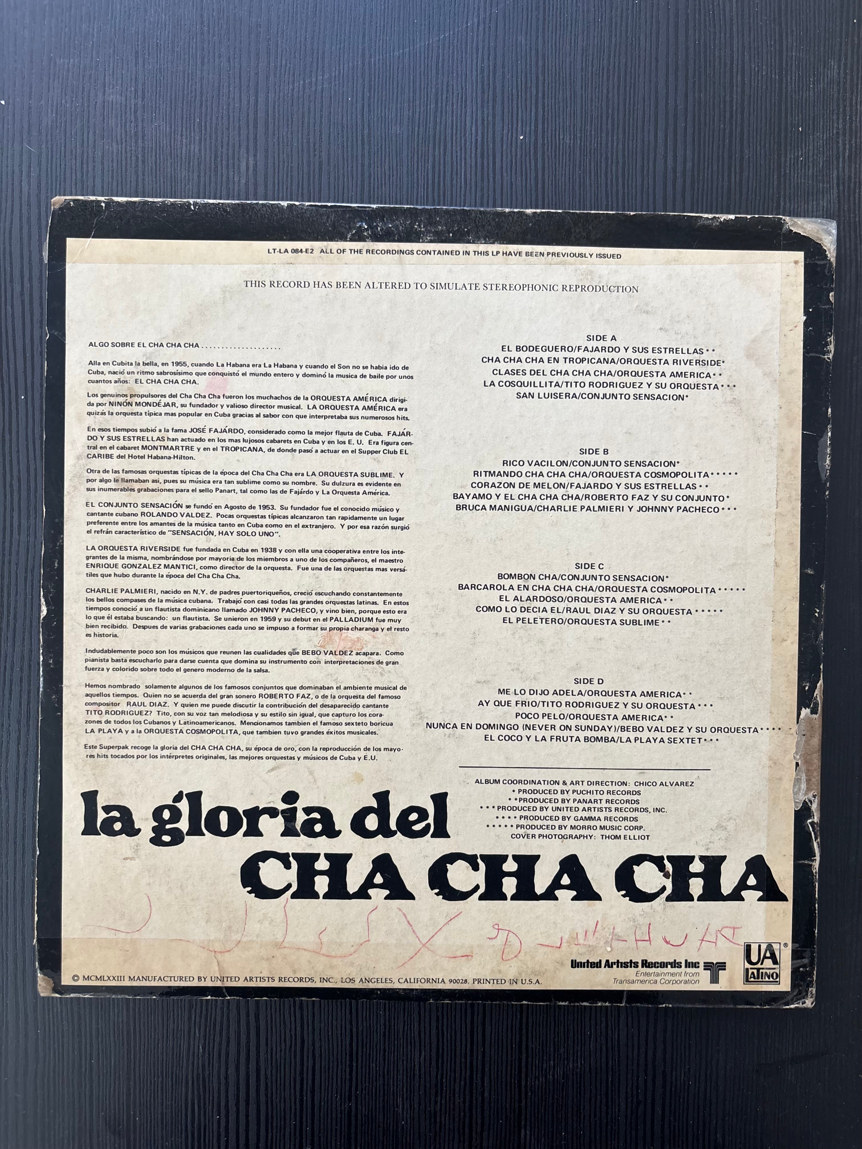 La gloria del CHA CHA CHA