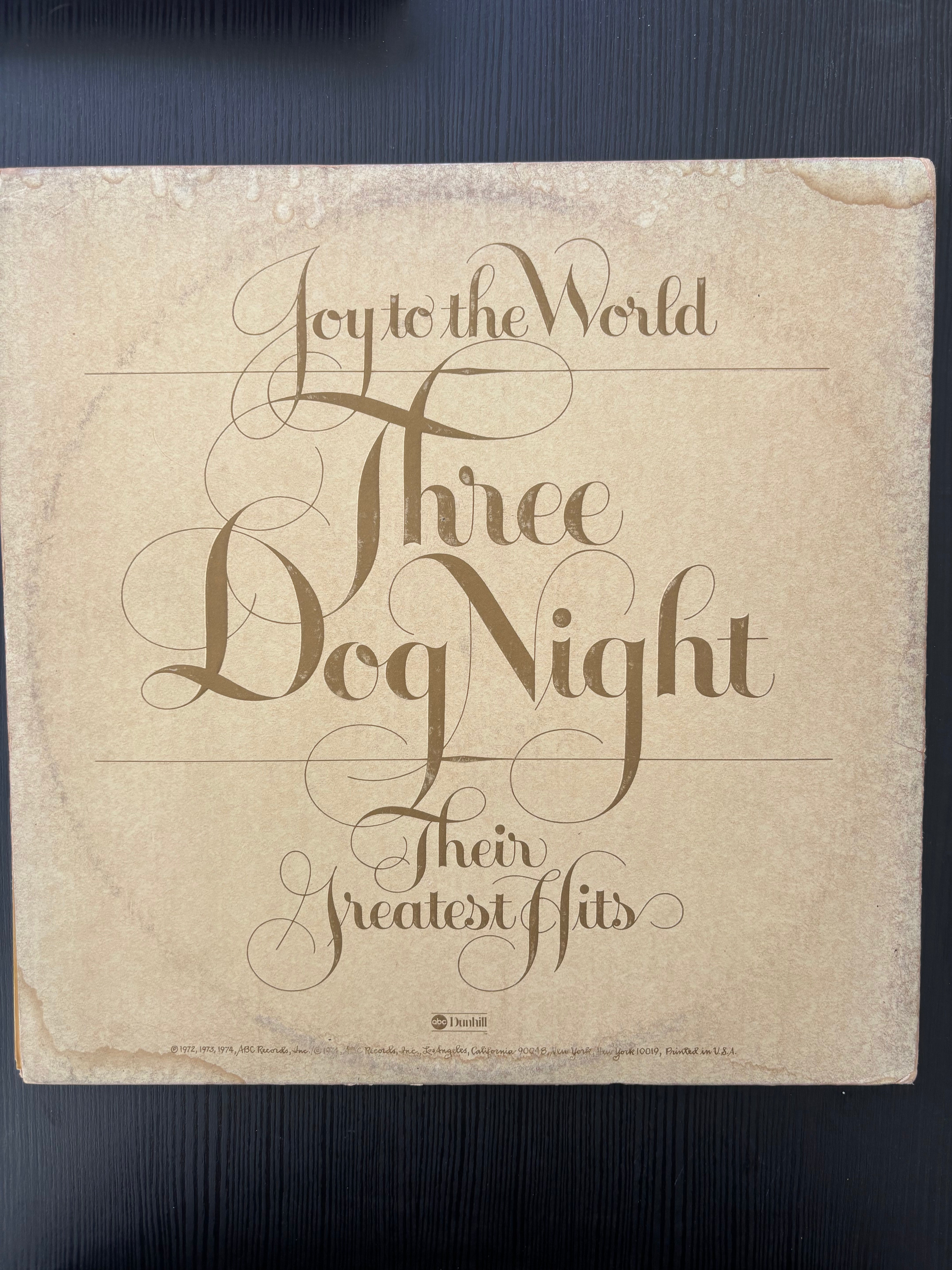 Joy of the World - Their Greatest Hits - Three Dog Night