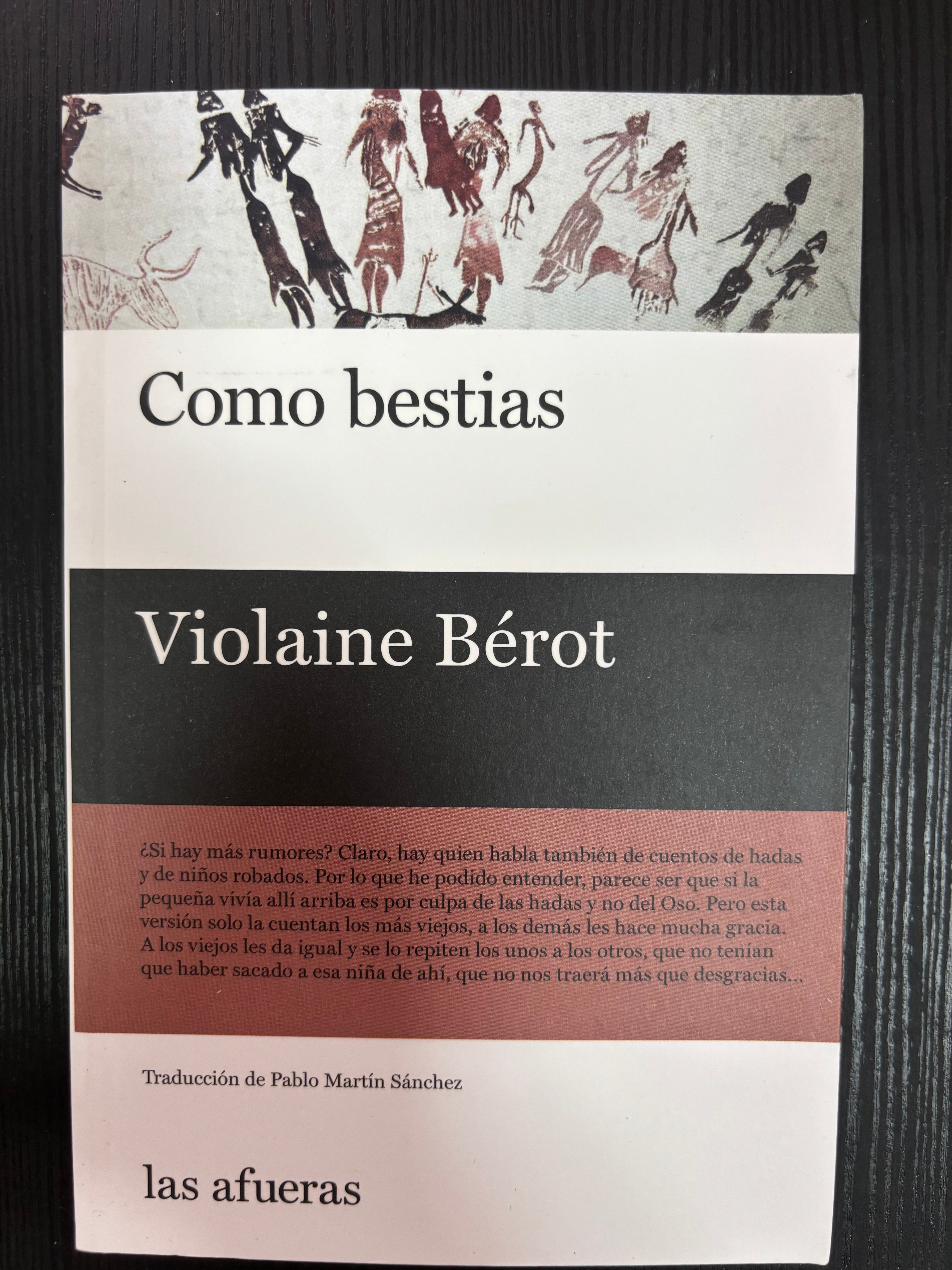 Como bestias - Violaine Bérot